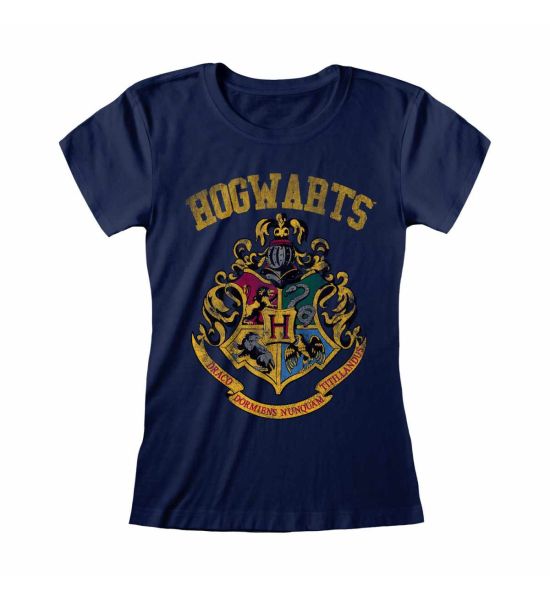 Harry Potter: Hogwarts Faded Crest Ladies T-Shirt