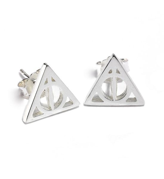 Harry Potter: Deathly Hallow Stud Earrings (Sterling Silver)