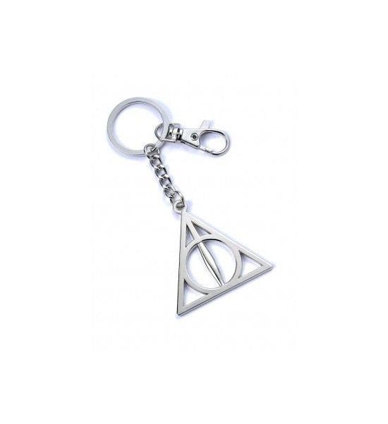 Harry Potter: Deathly Hallows Keychain (Silver Plated)