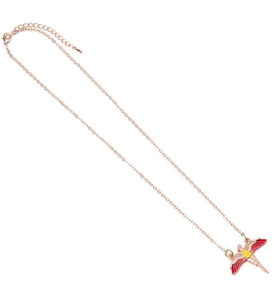 Harry Potter: Fawkes Necklace (Gold Plated) Preorder