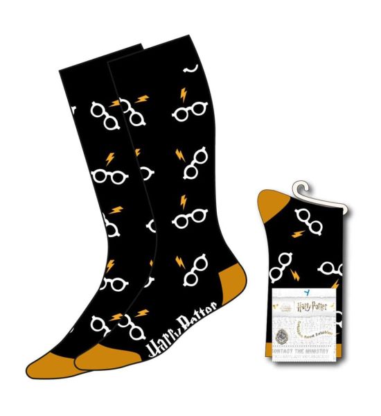 Harry Potter: Glasses & Lightning Socks (38-45) Preorder