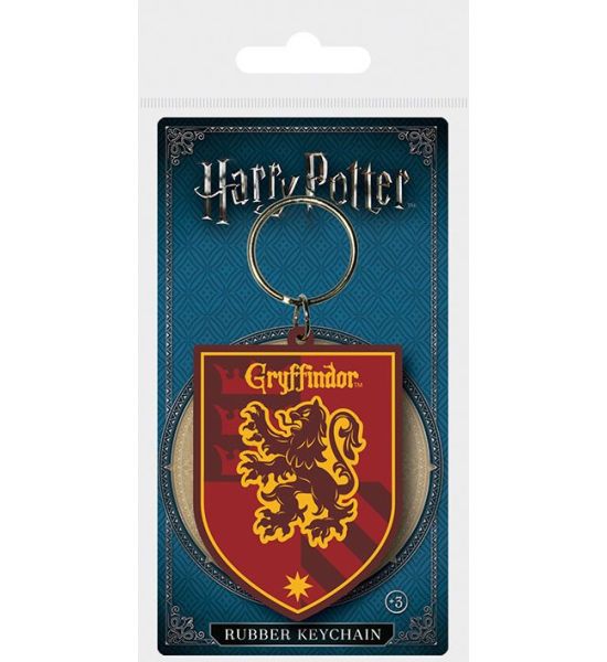 Harry Potter: Gryffindor Rubber Keychain (6cm) Preorder