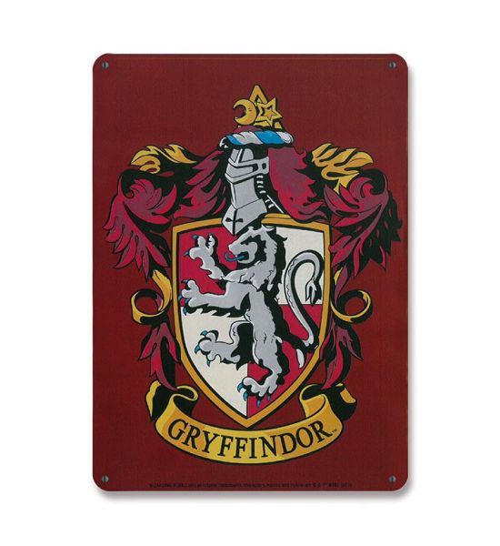 Harry Potter: Gryffindor Tin Sign (15 x 21cm) Preorder