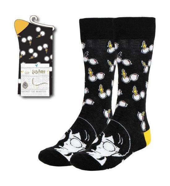 Harry Potter: Harry Black and White Socks (38-45) Preorder