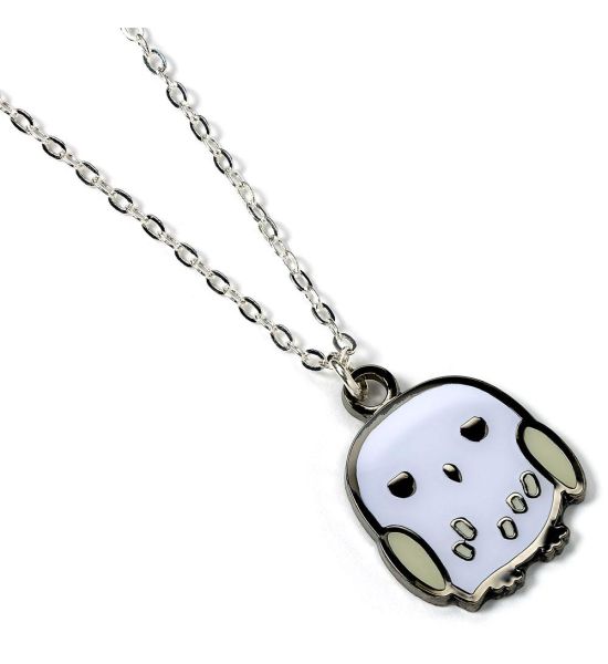 Harry Potter: Hedwig Cutie Collection Necklace & Charm (silver plated) Preorder