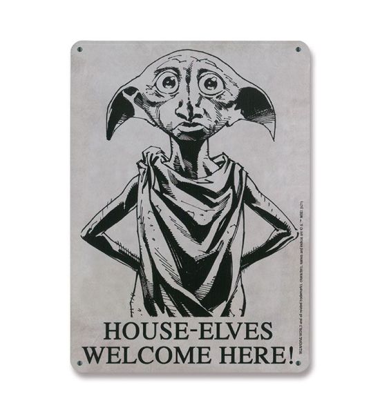 Harry Potter: House-Elves Tin Sign (15x21cm) Preorder