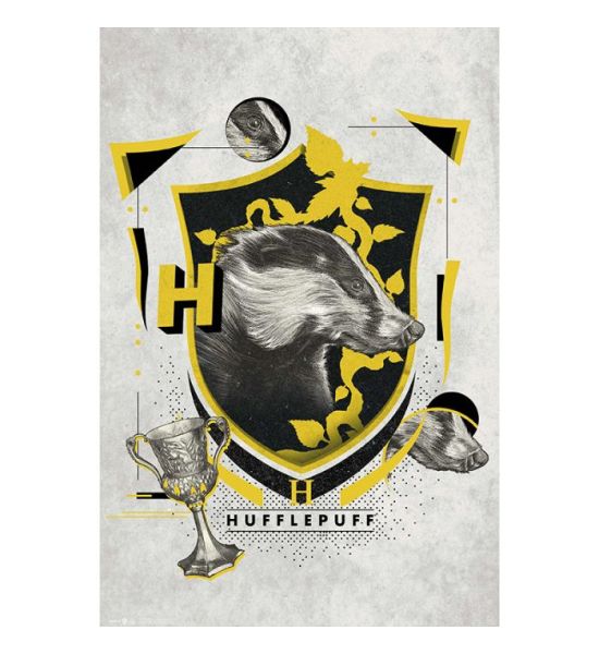 Harry Potter: Hufflepuff Illustrative Maxi Poster (91.5x61cm) Preorder