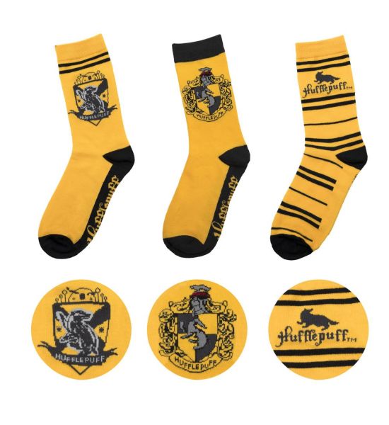 Harry Potter: Hufflepuff Socks 3-Pack