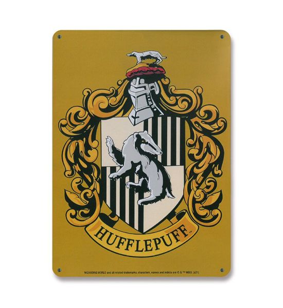 Harry Potter: Hufflepuff Tin Sign (15x21cm)