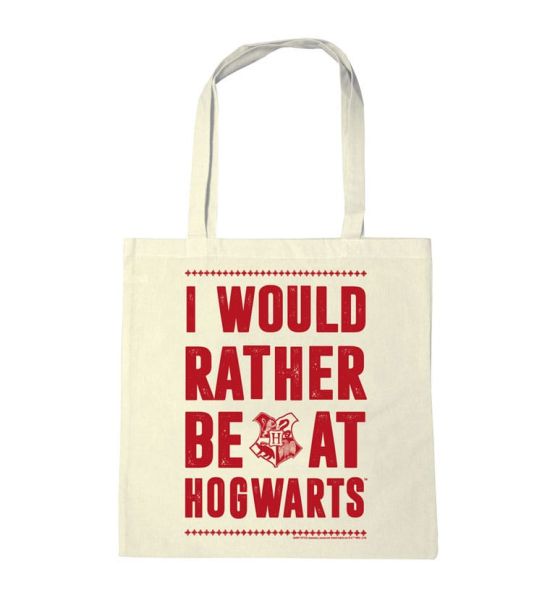 Harry Potter: I Would Rather Be At Hogwarts Tote Bag Preorder