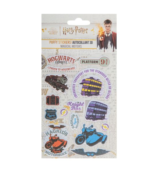 Harry Potter: Magical Motors Puffy Sticker Preorder