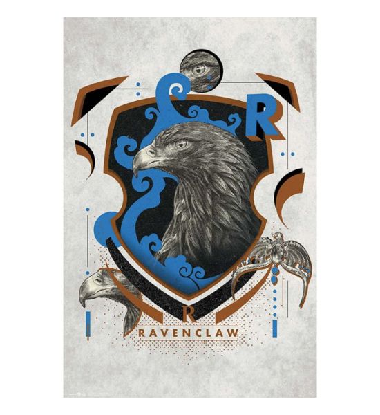 Harry Potter: Ravenclaw Illustrative Maxi Poster (91.5x61cm) Preorder