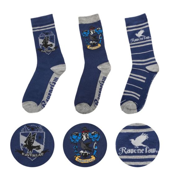 Harry Potter: Ravenclaw Socks 3-Pack