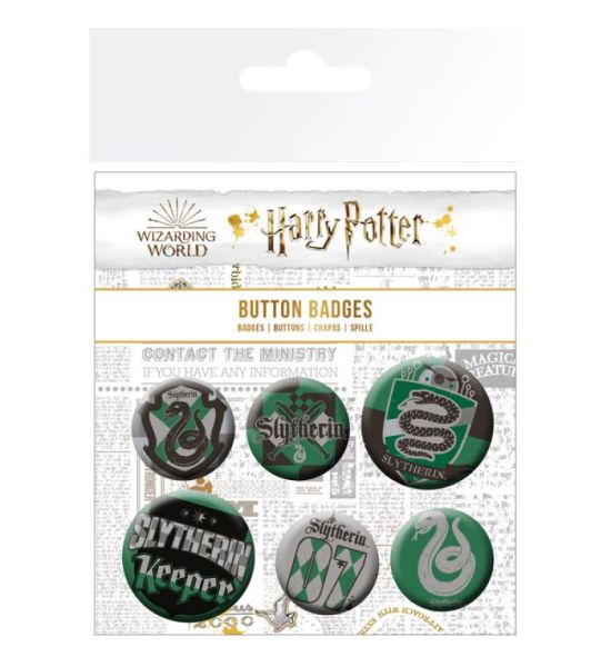 Harry Potter: Slytherin Badge Pack