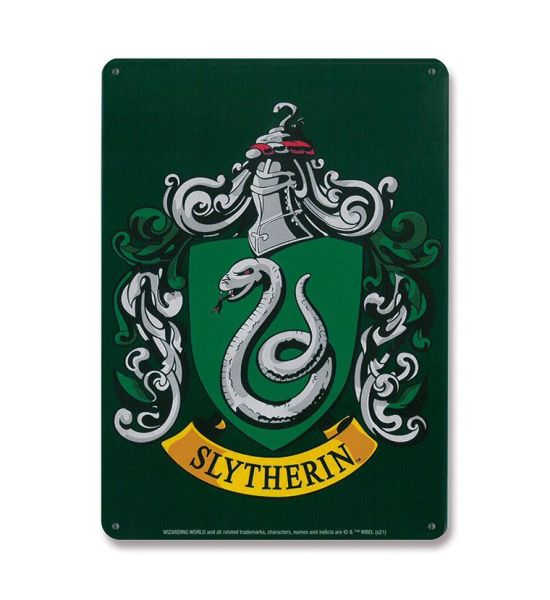 Harry Potter: Slytherin Tin Sign (15x21cm) Preorder