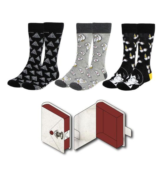 Harry Potter: Socks 3-Pack (38-45) Preorder