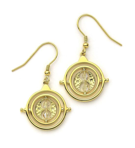 Harry Potter: Time Turner Drop Earrings (gold plated) Preorder