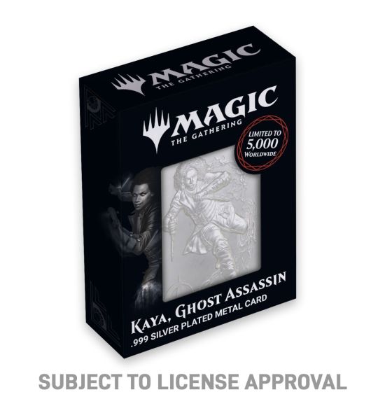 Magic The Gathering: Limited Edition .999 Silver Plated Kaya Metal Collectible Preorder