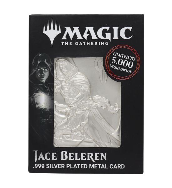 Magic The Gathering: Jace Beleren Limited Edition .999 Silver Plated Metal Collectible Preorder