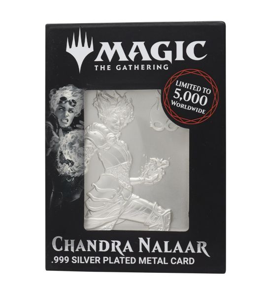 Magic The Gathering: Chandra Nalaar Limited Edition .999 Silver Plated Metal Collectible Preorder