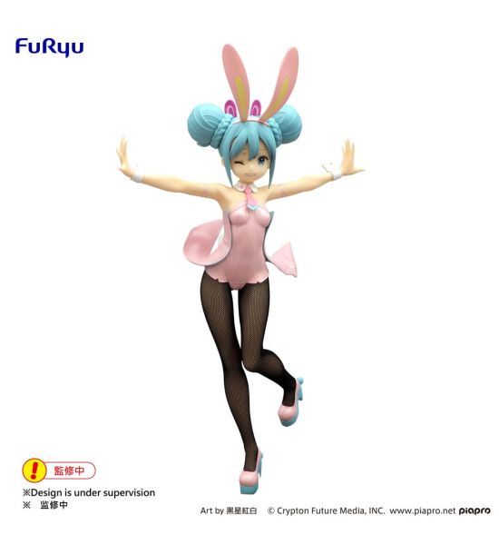 Hatsune Miku: BiCute Bunnies Wink Pearl Pink Color Ver. PVC Statue (30cm) Preorder