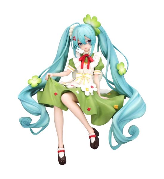 Hatsune Miku: Flower Fairy Clover Noodle Stopper PVC Statue (15cm) Preorder