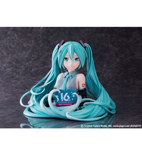 Hatsune Miku: Hatsune Miku Bust 16th Anniversary (25cm)