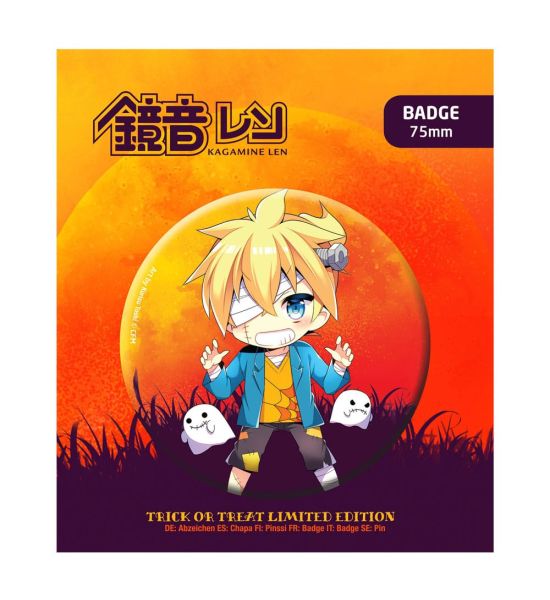 Hatsune Miku: Kagamine Len Pin Badge Halloween Limited Edition Preorder