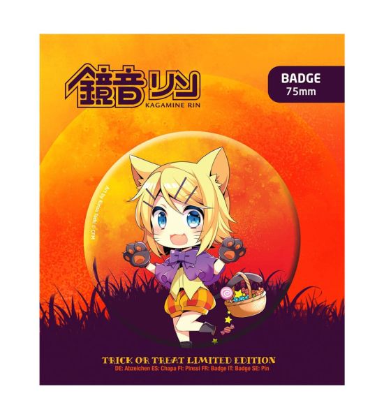 Hatsune Miku: Kagamine Rin Pin Badge Halloween Limited Edition Preorder