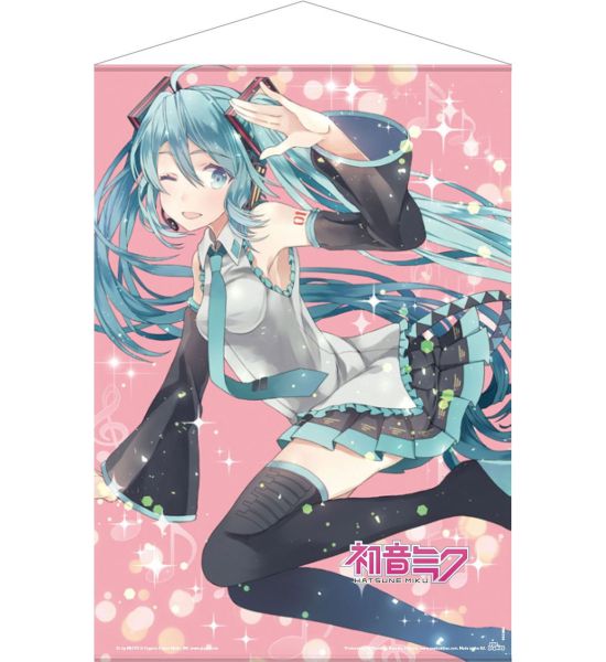 Hatsune Miku: Pink Glitter Miku Wallscroll (50x70cm) Preorder