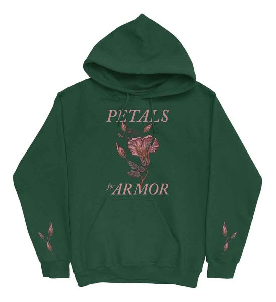 Hayley Williams: Petals (Sleeve Print) - Green Pullover Hoodie