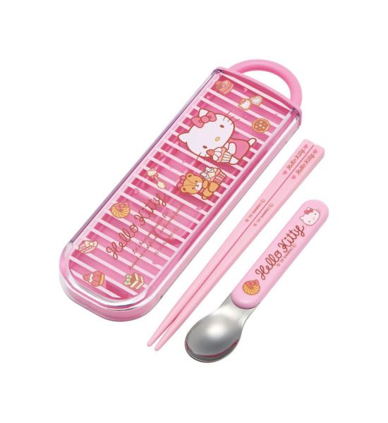 Hello Kitty: Sweety Pink Chopsticks & Spoon Preorder