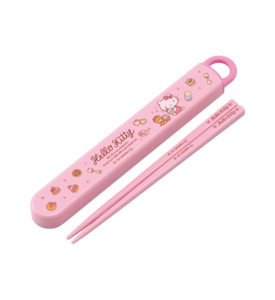 Hello Kitty: Sweety Pink Chopsticks with Box (16cm) Preorder