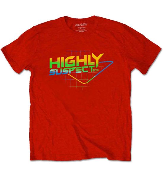 Highly Suspect: Gradient Type - Red T-Shirt