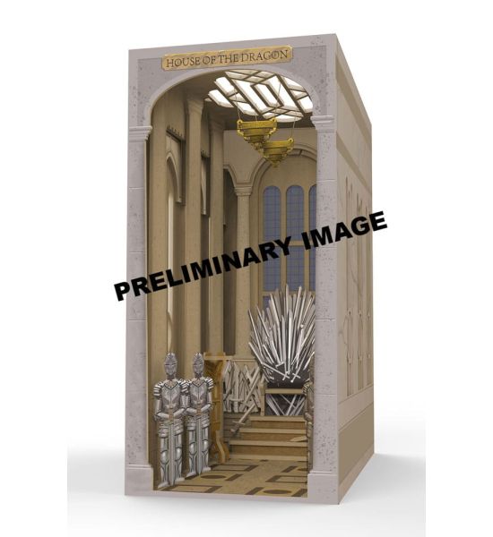 House of the Dragon: Iron Throne Tiny Adventures Book Nook Mini Diorama (23cm) Preorder