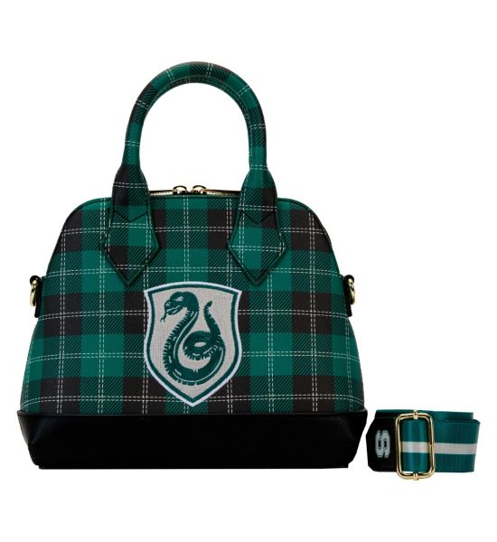 Loungefly Harry Potter: Varsity Slytherin Plaid Crossbody Bag