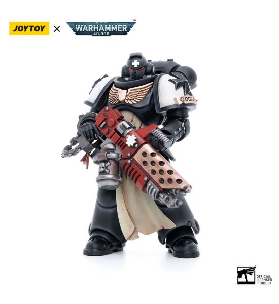 Warhammer 40,000: JoyToy Figure - Ultramarines Black Templars Primaris Initiate Brother Raemont (1/18 Scale)