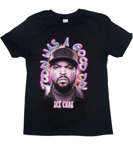 Ice Cube: Air Brush - Black T-Shirt