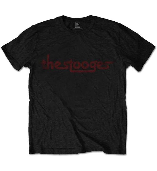 Iggy & The Stooges: Vintage Logo - Black T-Shirt