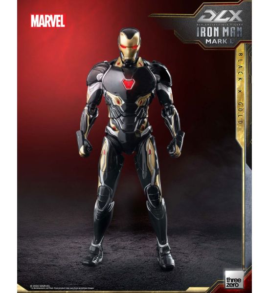 Infinity Saga: Iron Man Mark 50 (Black X Gold) 1/12 DLX Action Figure (17cm) Preorder