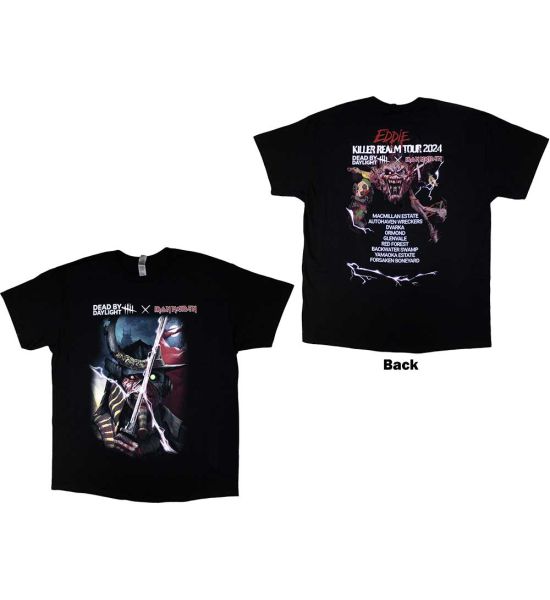 Iron Maiden: Dead By Daylight Killer Realm (Back Print) - Black T-Shirt