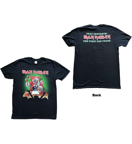 Iron Maiden: Deaf Sentence (Back Print) - Black T-Shirt