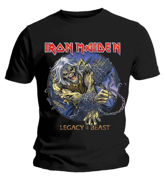 Iron Maiden: Eddie Chained Legacy - Black T-Shirt