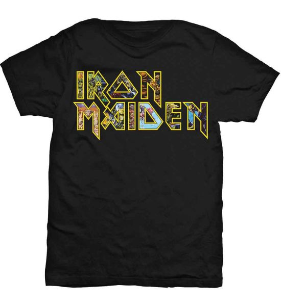 Iron Maiden: Eddie Logo - Black T-Shirt