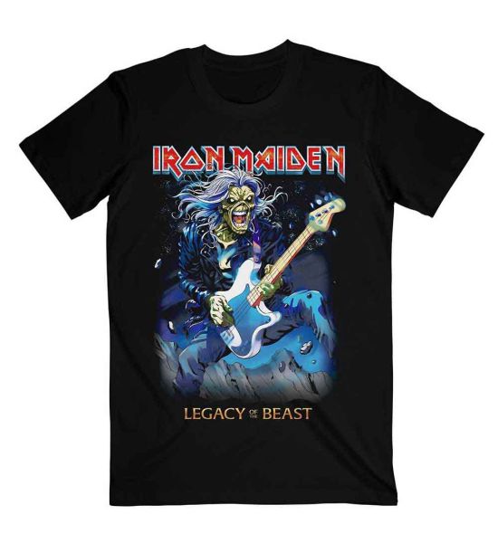 Iron Maiden: Eddie on Bass - Black T-Shirt