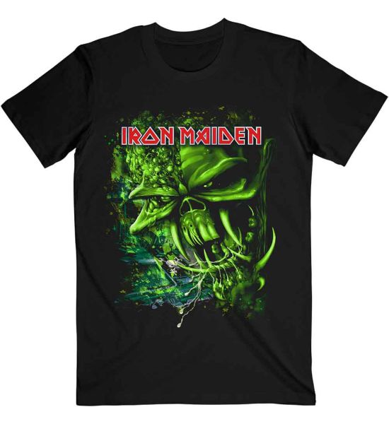 Iron Maiden: Final Frontier Green - Black T-Shirt