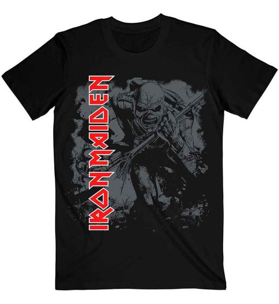 Iron Maiden: Hi-Contrast Trooper - Black T-Shirt