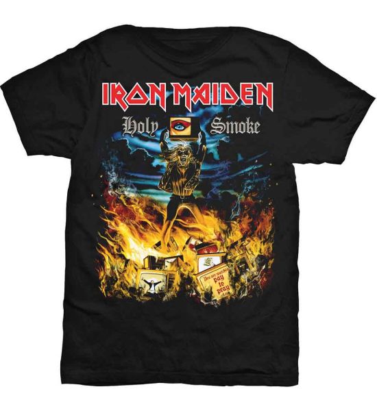 Iron Maiden: Holy Smoke - Black T-Shirt