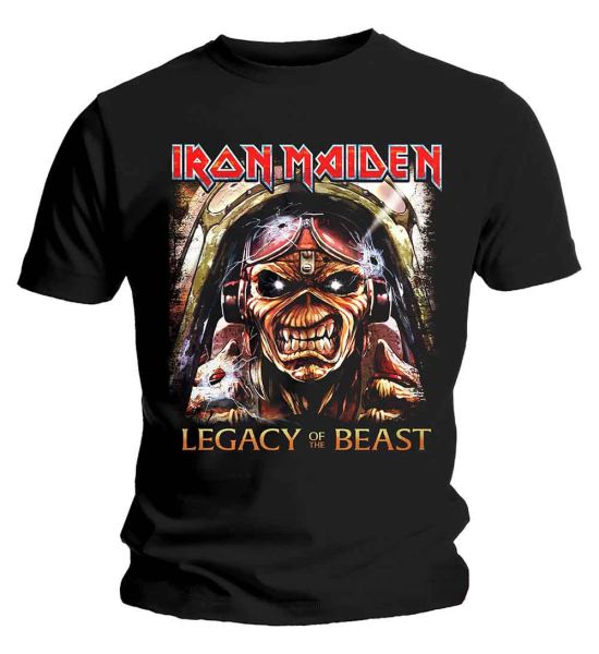 Iron Maiden: Legacy Aces - Black T-Shirt