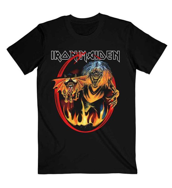 Iron Maiden: Number Of The Beast Devil Tail - Black T-Shirt